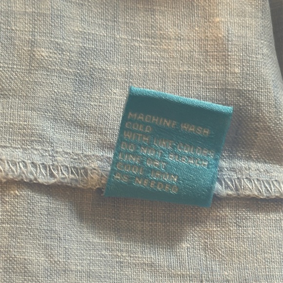 J. McLaughlin Womens Light Blue Fallon 100% Linen Popover Tunic Top Sz Small - Picture 12 of 12